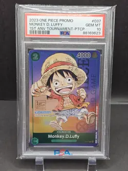Monkey.D.Luffy (037) (1st Anniversary Tournament) P-037 One Piece Promotion... - Image 1