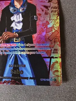 One Piece OP13-120 Red Manga Sabo English - Image 4