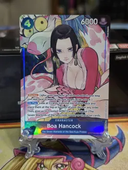 Boa Hancock ST17-004 SR Full Art One Piece Illustration Box Vol. 1 PROMO NM - Image 1