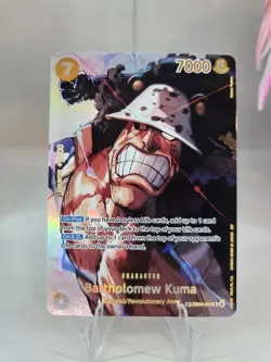 One Piece OP16 THE TIME OF BATTLE Bartholomew Kuma SP EB04-054 R English NM - Image 1
