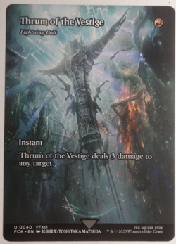 Magic The Gathering Final Fantasy BORDERLESS, U 0040 Thrum of the Vestige - Image 1