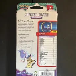 Pokemon: Trading Card Game Sun & Moon Hidden Moon Theme Deck New - Image 2
