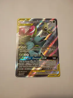Celebi Venusaur GX SM167 Sun Moon Full Alt Art Holo Promo Pokemon TCG Card - Image 1