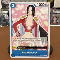 One Piece Card Game Boa Hancock ST03-013 Special Regular EN Pwr 1000 Cost 3 - Image 1