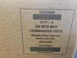 MTG Magic Modern Horizons #3 Commander Deck Set of 4 Commander Decks SEALED! - Image 1