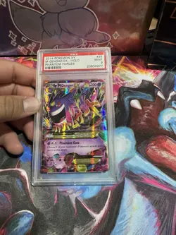 Pokemon TCG M Gengar EX Phantom Forces Card 35/119 PSA 9 - Image 1