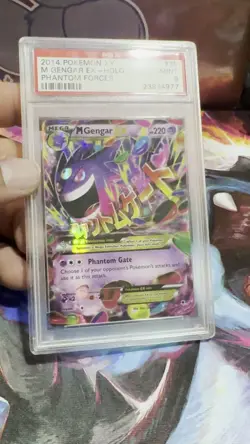 Pokemon TCG M Gengar EX Phantom Forces Card 35/119 PSA 9 - Image 2