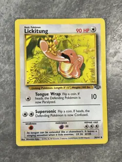 Lickitung 38/64 Pokemon TCG Jungle Vintage WOTC Card Regular (Light Play) 1 - Image 1