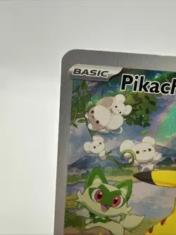 Pokemon TCG: Pikachu 088 Scarlet & Violet Promo Card Holo Full Art NM - Image 2
