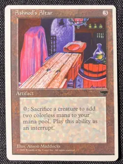 MTG Ashnod's Altar - Chronicles - LP - Vintage Magic the Gathering - Image 1