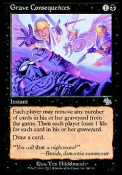 *MRM* FR/VF 2x Tombes funestes / Grave Consequences MTG JUD - Image 1