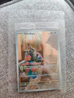 Pokemon TCG - Mimikyu Sealed Black Star Promo SVP 075 Paldean Fates - Image 3
