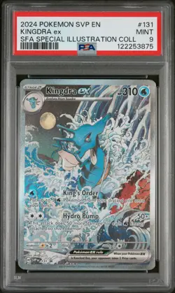 2024 Pokemon SVP Black Star Promo SFA Special Illustration #131 Kingdra Ex PSA 9 - Image 1