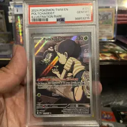 2024 Pokemon Twilight Masquerade Poltchageist 171/167 Illustration Rare PSA 10 - Image 1