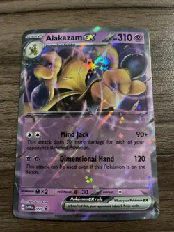 Alakazam ex SVP 050 Promo Holo Pokemon Card NM - Image 1
