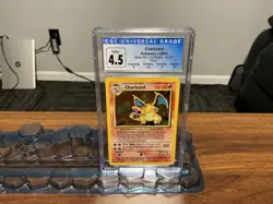Pokemon English Charizard 4/102 1999 Base Set - Unlimited Rare Holo CGC 4.5 - Image 1