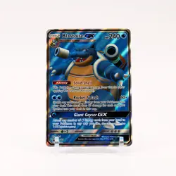 Blastoise GX - SM189 Black Star Full Art Promo Pokemon - NM - Image 1