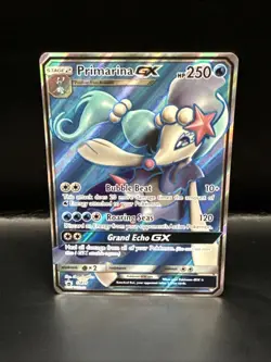 Pokemon TCG Primarina GX SM39 Full Art Holo Rare Black Star Promo - Image 1