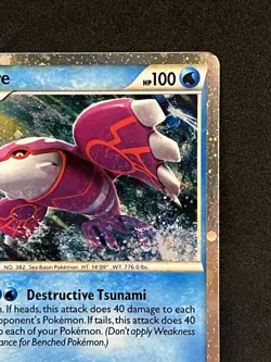 Pokemon TCG Kyogre Call of Legends SL6 Holo Shiny Holo Rare LP English - Image 4