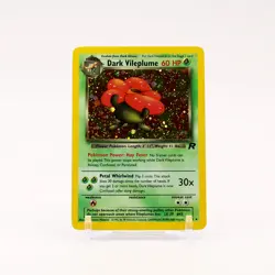 Dark Vileplume - 13/82 Team Rocket Unlimited Holo Rare Pokemon - LP/MP - Image 1
