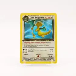 Dark Dragonite - 22/82 Team Rocket 1st Edition Rare Pokemon - NM/LP - Image 1