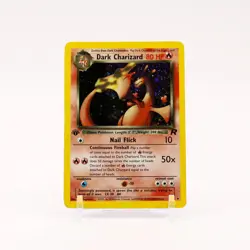 Dark Charizard - 4/82 Team Rocket 1st Edition Holo Rare Pokemon - LP/MP - Image 1