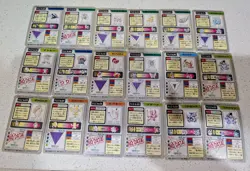 Bandai Carddass 1997 Pokemon Lot Of 18 Japanese Pocket Monsters - Image 2