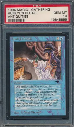 Antiquities Hurkyl's Recall PSA 10 Graded Magic MTG (5899) - Image 1