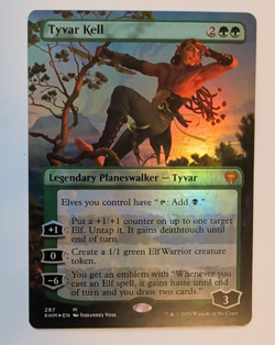 {1x} ~Tyvar Kell ~ *FOIL* [Borderless] NM MTG Magic Mythic Kaldheim *Startropic* - Image 1