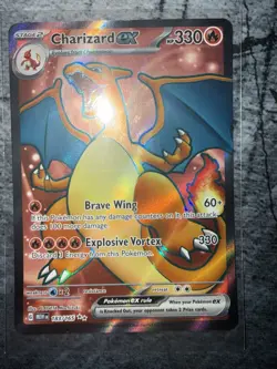 Charizard ex 183/165 Pokemon Sv: Scarlet & Violet 151 Ultra Rare Full Art Holo - Image 1
