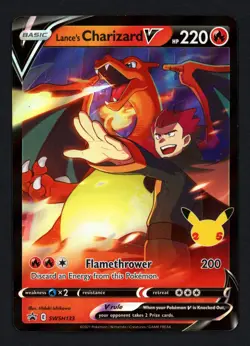 Lance's Charizard V SWSH133 Sword & Shield Promo Pokemon TCG - Image 1