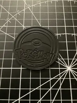 Pokemon Pikachu Coin Collectible TCG Trading Card Game Flip Gold Reflective - Image 2