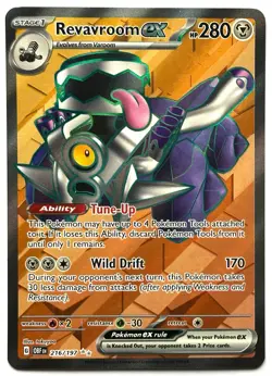 Revavroom ex 216/197 - Pokemon TCG - Obsidian Flames Ultra Rare Holo - Image 1