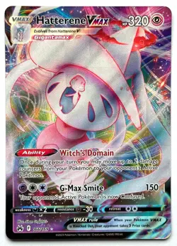 Hatterene VMAX 066/159 - Pokemon TCG - Crown Zenith Ultra Rare Holo - Image 1