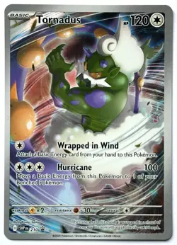 Tornadus 210 - Pokemon TCG -SVP Black Star Promo -White Flare Holo - M/NM - Image 1