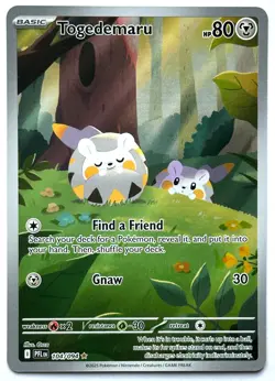 Togedemaru 104/094 - Pokemon TCG - Phantasmal Flames Illustration Rare Holo - Image 1