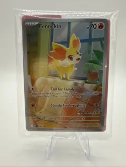 Fennekin 080 Chaos Rising ETB Pokemon Center Stamped Promo (Sealed) - Image 1