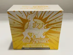 Pokemon TCG Brilliant Stars Pokemon Center ETB Elite Trainer Box Factory Sealed - Image 1