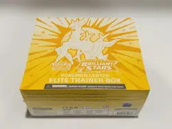 Pokemon TCG Brilliant Stars Pokemon Center ETB Elite Trainer Box Factory Sealed - Image 3