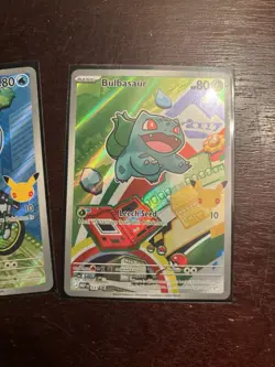 Pokemon TCG First Partner Illustration Gen 1 Kanto Starters Set MEP 037/038/039 - Image 2