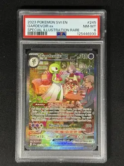 PSA 8 2023 Pokemon SVI En Gardevoir EX Special Illustration Rare #245 NM Mint - Image 3