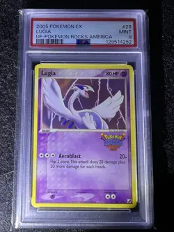 2005 Ex Unseen Forces- LUGIA #29 -2005 Pokemon Rocks America Promo PSA Mint 9 - Image 5