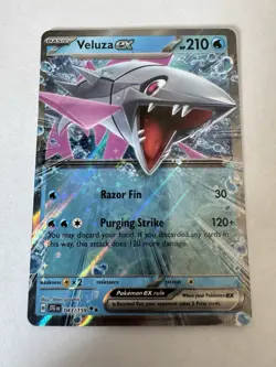 Pokemon Veluza ex 043/159 JTG Journey Together NM - Image 1