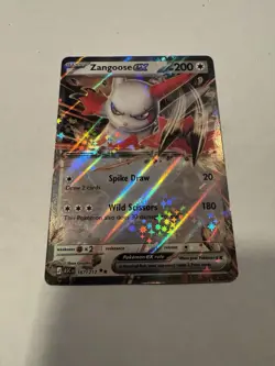 Zangoose ex 167/217 Double Rare ME: Ascended Heroes Pokemon Holo Near Mint - Image 1