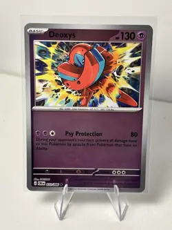 Deoxys Reverse Holo 033/086 Chaos Rising (CRI) ME04 Pokemon - Image 1
