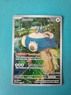SNORLAX SVP051 POKEMON CENTER STAMPED 151 PROMO - Image 1