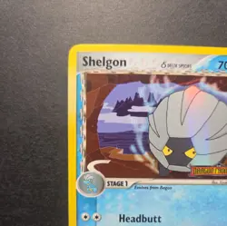 Shelgon 38/101 Pokemon EX Dragon Frontiers Stamped Reverse Holo Delta Species LP - Image 2