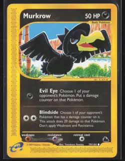 Murkrow 79/144 Common Skyridge Pokemon LP/NM - Image 1