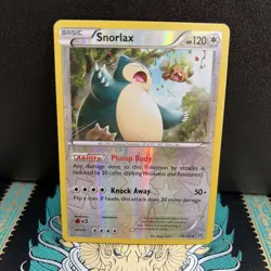 Snorlax 118/162 Reverse Holo XY BREAKthrough Pokemon near mint - Image 1