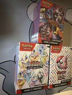 Pokemon Scarlet & Violet Prismatic Evolutions & 151 & Destined Rivals Bundles - Image 2